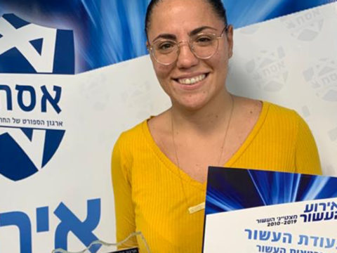 גיתית בן מוחה זוכת 2020 במעמד הראוי לה 'שחקנית העשור'